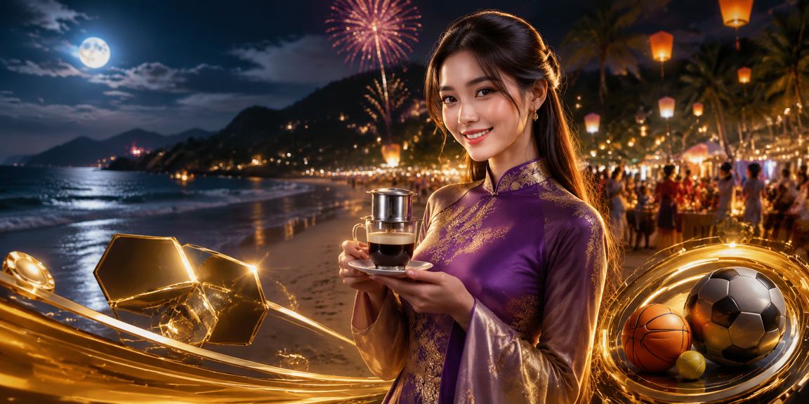 Cô gái mặc áo dài tại Côn Đảo đặt cược thể thao qua điện thoại di động