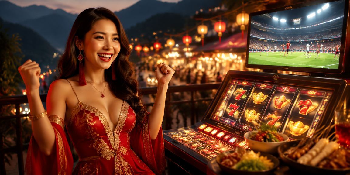 Người chơi tại chợ đêm Sapa trải nghiệm game và kèo trực tuyến qua điện thoại